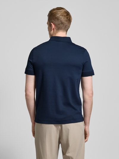 JOOP! Collection Poloshirt mit kurzem Reißverschluss Modell 'Brizio' Marine 5