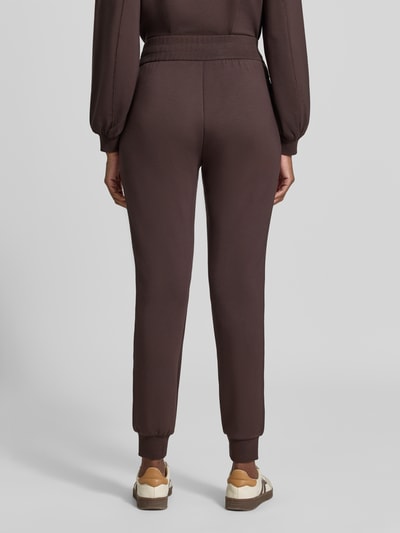 Armani Exchange Sweatpants aus Viskose-Mix mit seitlichen Eingrifftaschen Dunkelbraun 5