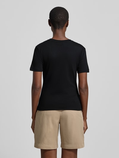 Tommy Hilfiger Slim Fit T-Shirt aus reiner Baumwolle Black 5