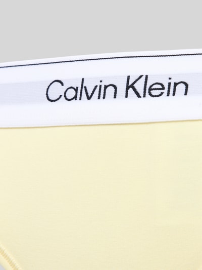 Calvin Klein Underwear String aus Baumwoll-Mix Hellgelb 2