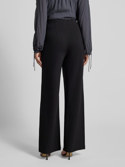 Vero Moda Wijde broek van viscosemix, model 'EVA' Zwart - 5