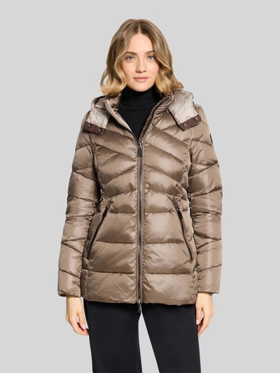 Gil Bret Regular Fit Steppjacke mit abnehmbarer Kapuze Hellbraun 4