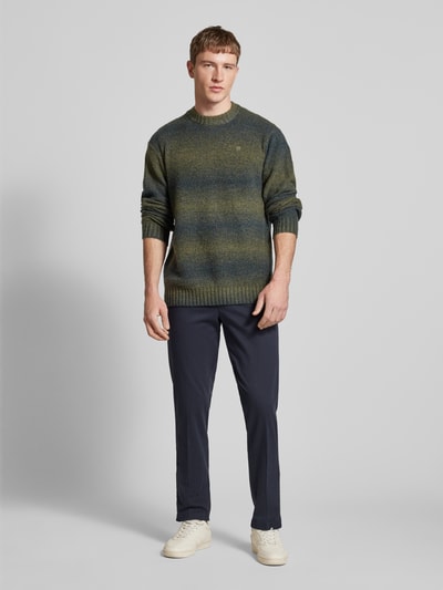 Jack & Jones Regular Fit Chino mit Gürtel Modell 'OLLIE' Marine 1