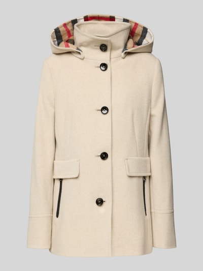 Gil Bret Jacke mit Stehkragen und Pattentaschen Sand Melange 2