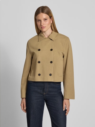 Samsøe Samsøe Cocktailkleid mit Stehkragen Marine 4