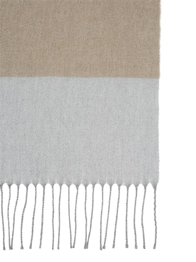 Kurt Beines Schal mit Fransen Beige 2