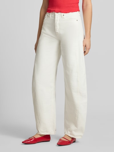 Tommy Jeans Barrel Fit Jeans aus reiner Baumwolle Weiss 4