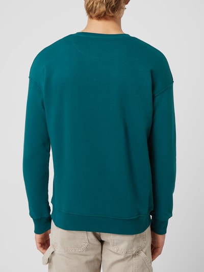 Jack & Jones Sweatshirt van biologische katoenmix, model 'Star' Lindegroen - 5