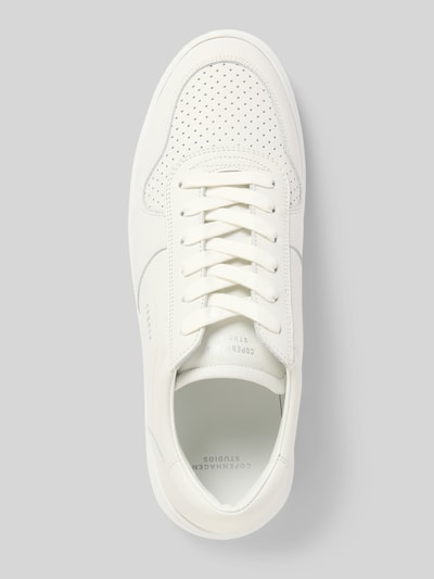 Copenhagen Leren sneakers met labelprint Wit - 3