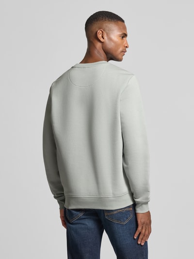 MCNEAL Regular Fit Sweatshirt aus Baumwoll-Mix mit Rundhalsausschnitt Hellgruen 5