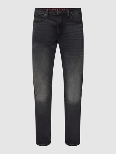 HUGO Jeans mit 5-Pocket-Design Dunkelgrau 2