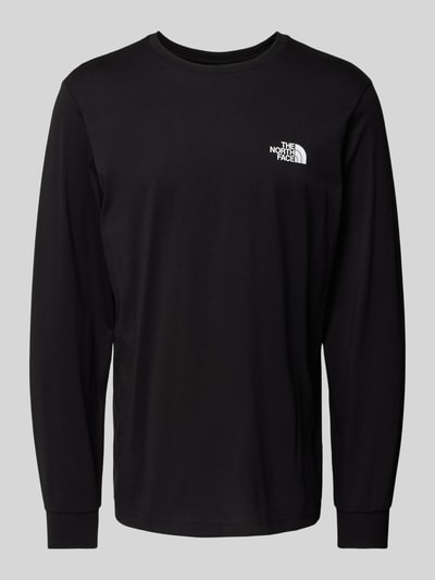 The North Face Longsleeve mit Label-Print Black 2