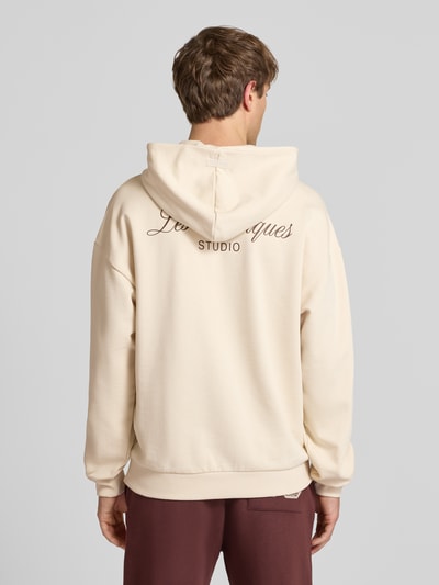 ONLY & SONS Relaxed Fit Hoodie aus reiner Baumwolle Modell 'SLES' Offwhite 5