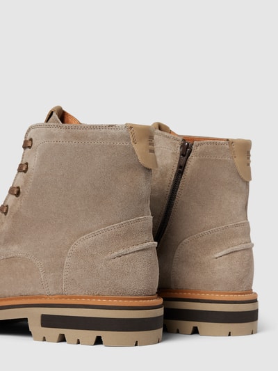 Cinque Boots aus echtem Leder mit Kontraststreifen Modell 'RUBINO' Taupe 3