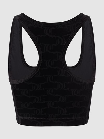 Juicy Couture Sport Bustier aus Samt Black 3