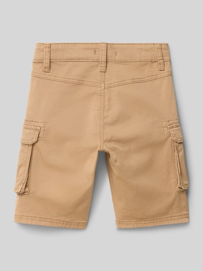 s.Oliver RED LABEL Slim Fit Cargoshorts aus Baumwoll-Mix Camel 3