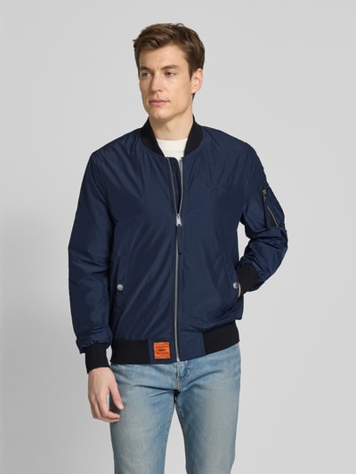 Original Bombers Bomberjack met labelpatch, model 'MA1' Marineblauw - 4