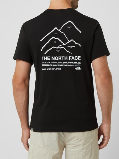 The North Face T-Shirt mit Logos Black 5