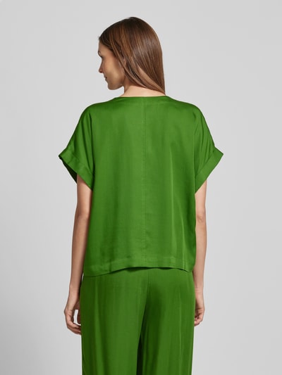 Lanius Regular fit blouse met V-hals Groen - 5