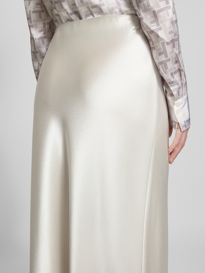 Herzensangelegenheit Midirock mit elastischem Bund Silber 3