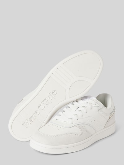 Marc O'Polo Low Top Sneaker mit Wildleder-Details Weiss 3