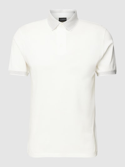 Emporio Armani Poloshirt met labelstitching Wit - 2