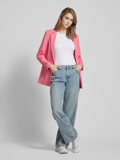 Pieces Blazer mit Pattentaschen Modell 'BOSSY' Pink 1