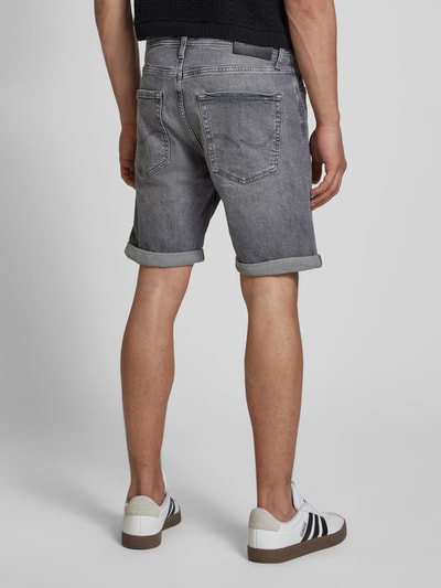 Jack & Jones Regular Fit Jeansshorts im 5-Pocket-Design Modell 'RICK' Mittelgrau 5