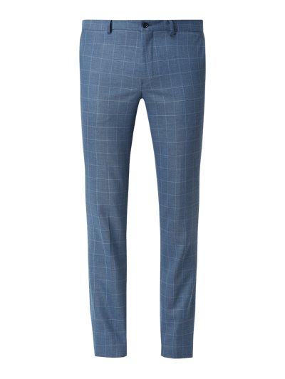 SELECTED HOMME Spodnie od garnituru o kroju slim fit z dodatkiem streczu model ‘Mylomory’ Błękitny 2