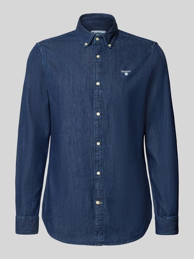 Barbour Koszula jeansowa w kroju slim fit z czystej bawełny Granatowy 2