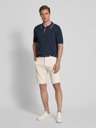 Tom Tailor Slim Fit Bermudas aus Baumwoll-Elasthan-Mix Beige 1