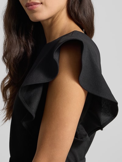 Apricot Jumpsuit mit Rüschen Black 3