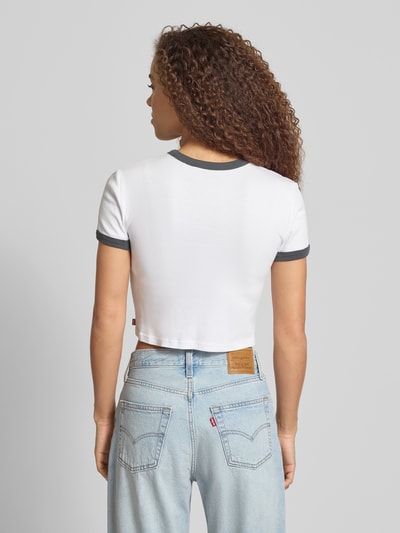 Levi's® Slim Fit T-Shirt aus reiner Baumwolle Weiss 5