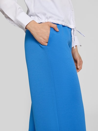 Vila Wide leg stoffen broek met steekzakken, model 'SIFFI' Koningsblauw - 3