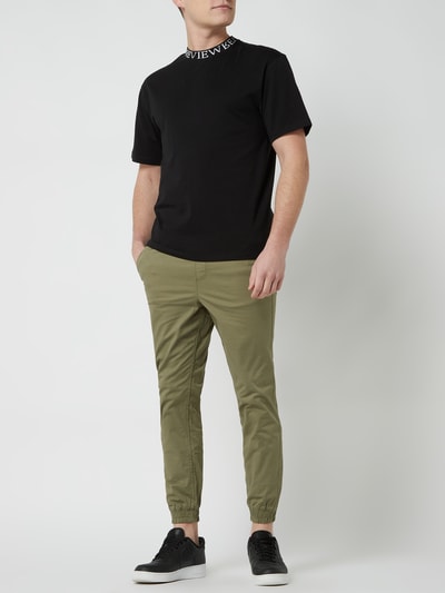 Jack & Jones Joggingbroek met stretch, model 'Gordon' Kaki - 1