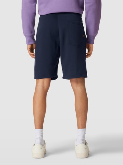 G-Star Raw Sweatshorts met labelstitching Donkerblauw - 5