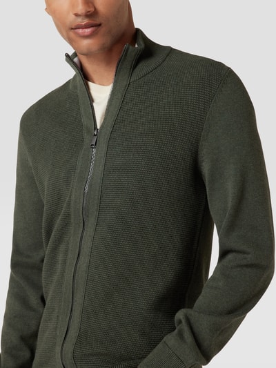 MCNEAL Strickjacke mit Stehkragen Stein Melange 3