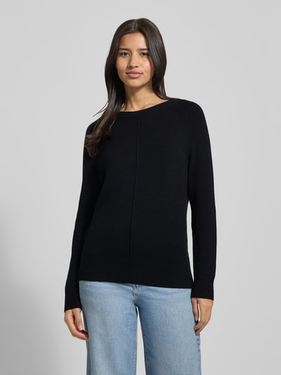Christian Berg Woman Gebreide pullover met ribboorden  Zwart - 4
