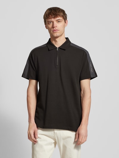 Calvin Klein Jeans Poloshirt met labeldetail Zwart - 4