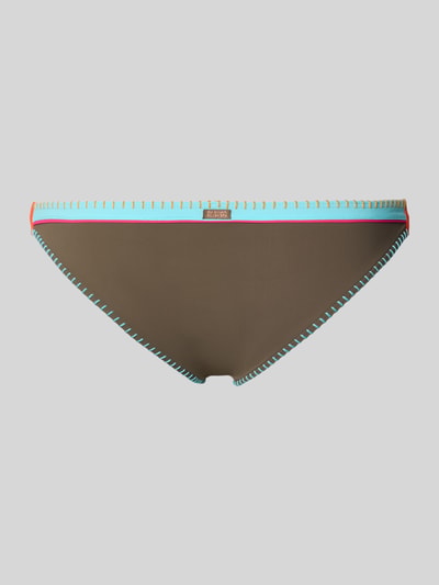 Produktfoto, Bikini-Slip im Colour-Blocking-Design Modell 'TEKNICOLOR FRESIA' von Banana Moon, mehrfarbig, Material-Mix mit Stretch-Anteil, kontrastfarbene Stitchings, körpernahe Passform