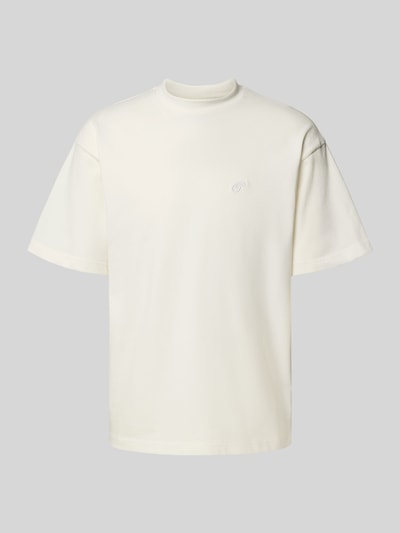 PROHIBITED T-Shirt mit Rundhalsausschnitt Offwhite 2