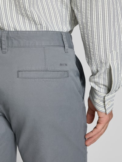 MCNEAL Slim Fit Bermudas mit Eingrifftaschen Mittelgrau 3
