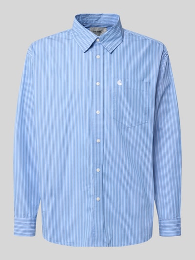 Carhartt Work In Progress Regular Fit Freizeithemd mit Kentkragen Modell 'Keene' Blau 1