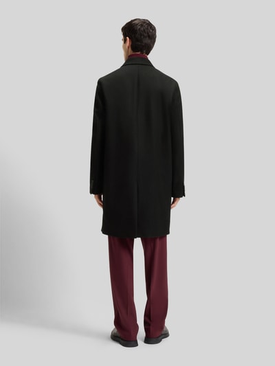 HUGO Regular Fit Mantel aus Woll-Mix Modell 'MALTE' Black 5