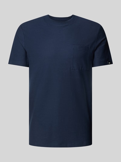 Tom Tailor Denim Basic fit T-shirt met borstzak Donkerblauw - 2