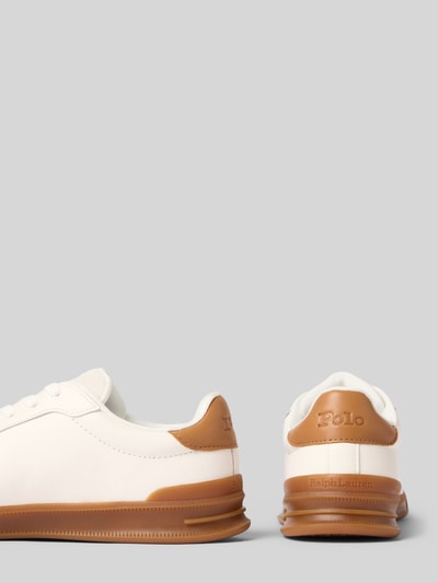 Polo Ralph Lauren Niskie sneakersy z prawdziwej skóry bydlęcej Biały 2