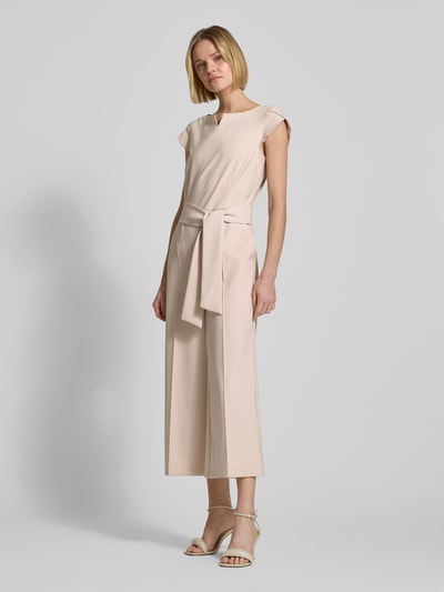 Betty Barclay Jumpsuit met strikceintuur Beige - 1