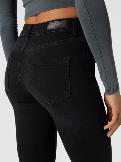 Only Jeans met labeldetails, model 'BLUSH' Zwart - 3