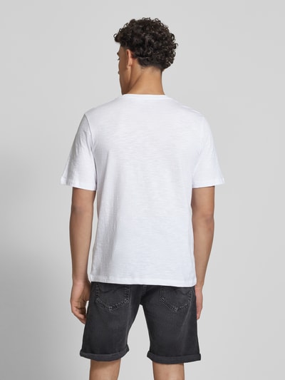 Jack & Jones T-Shirt mit Label-Print Modell 'JEFF' Weiss 5
