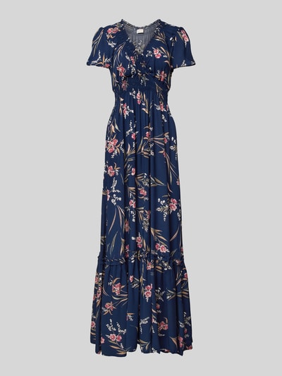 Apricot Maxi-jurk met V-hals Marineblauw - 2
